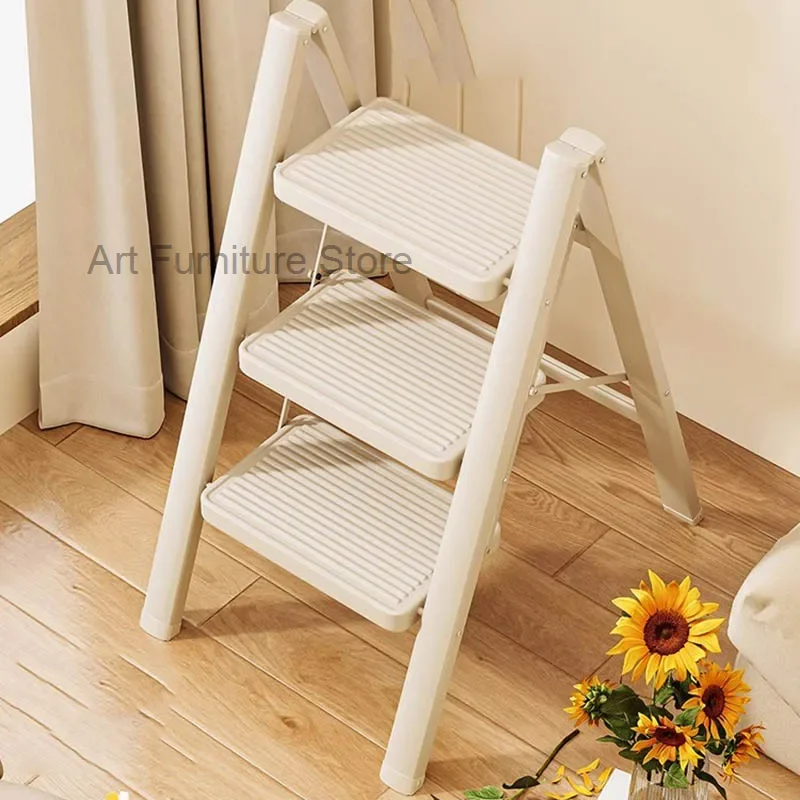 Luxury Foldable Step Stools Lightweight Free Shipping Scaffolding Telescoping Bathroom Ladders Platform Metal Escalera Furniture