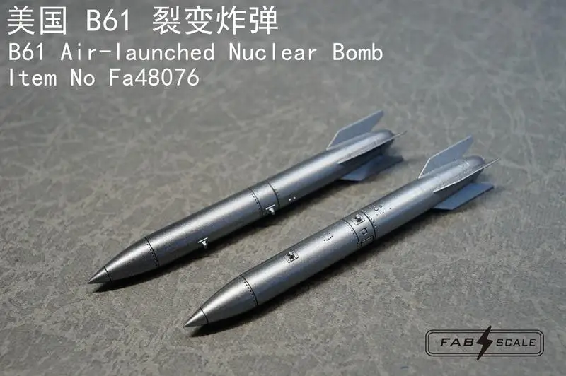 FAB FA48076 1/48 Scale B61 Air-launched Nuclear Bomb COMMON PART