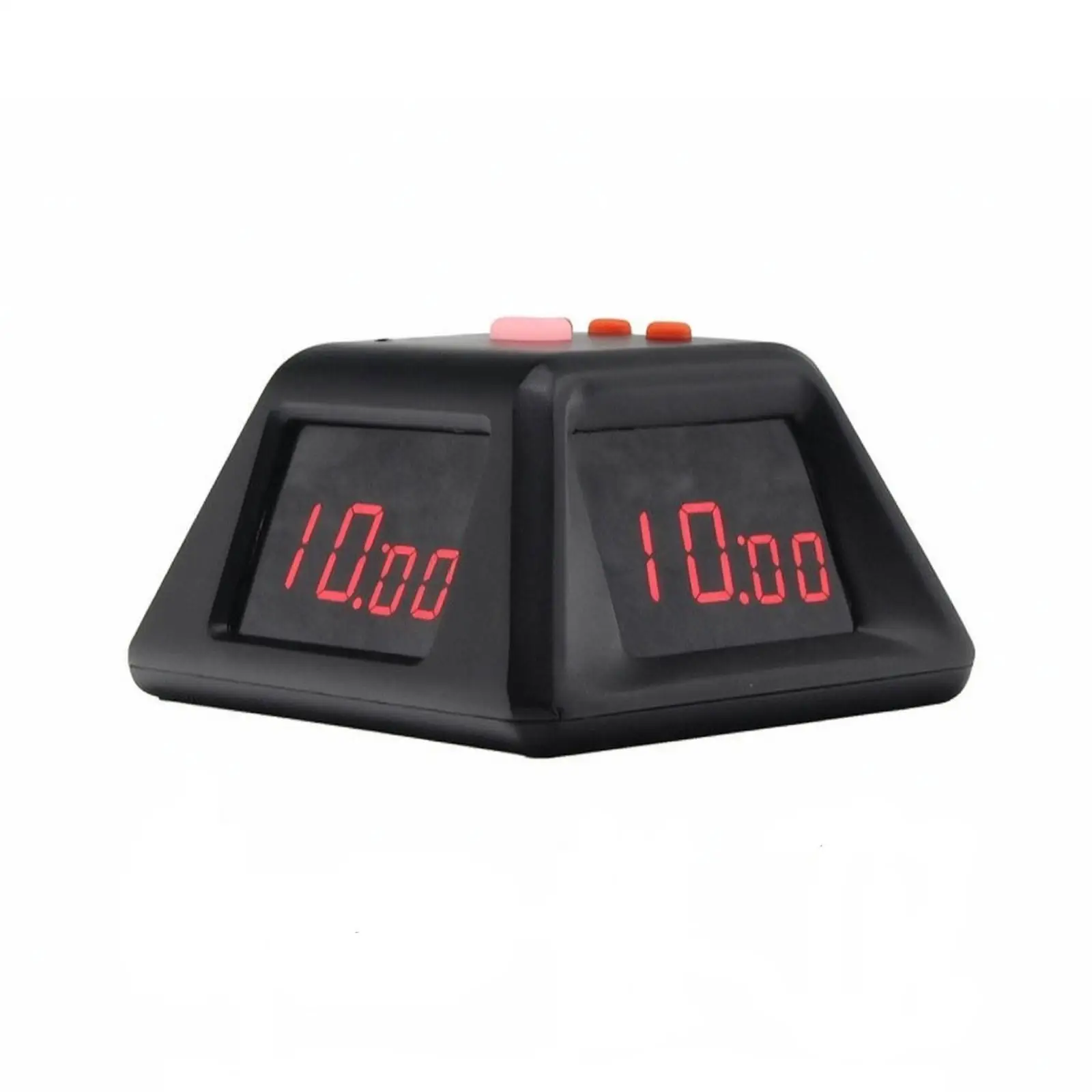 Four-Sided Game Timer Digital Electronic Timer with Four-Digit Display for Board Gamers