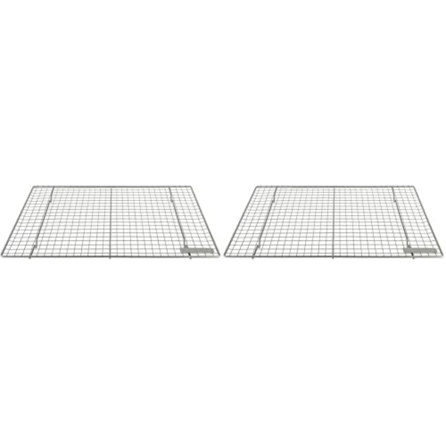 

Стойка для охлаждения/пеки с антипригарным покрытием, 12,5x17,75 дюйма, серебристая (2 шт. в упаковке)