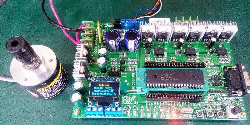 DsPIC Quadrature Encoder QEI E6B2-CWZ6C 1000P/R ABZ Provide Routine