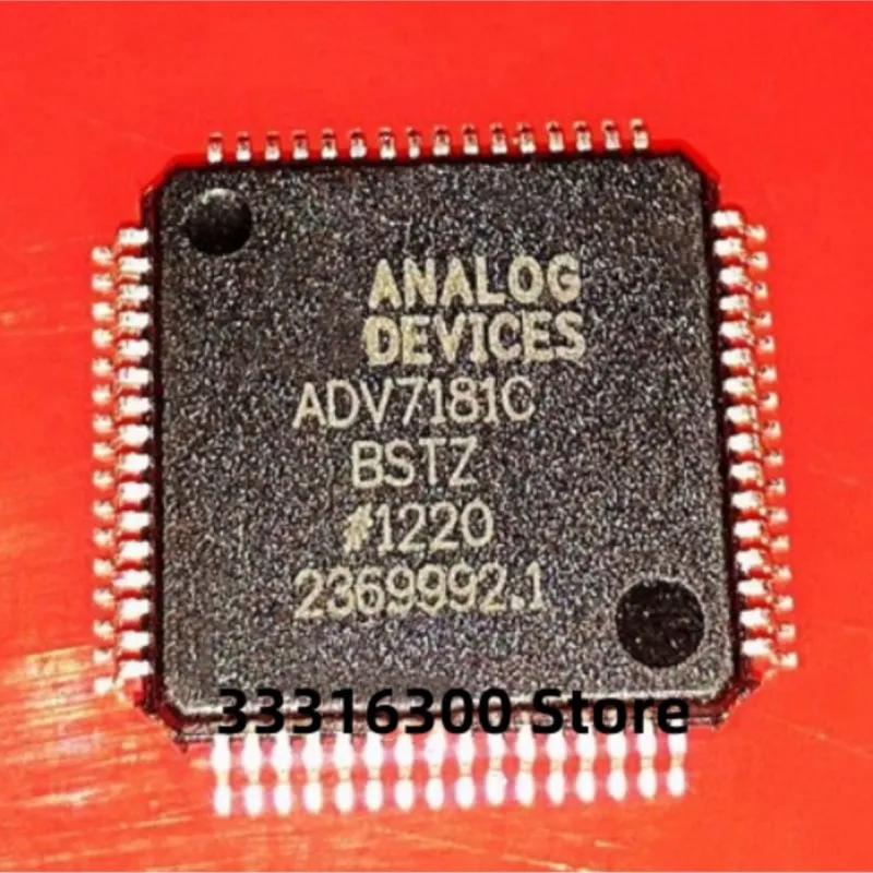 5PCS New ADV7181CBSTZ  ADV7181C  QFP64  Video encoder chip IC