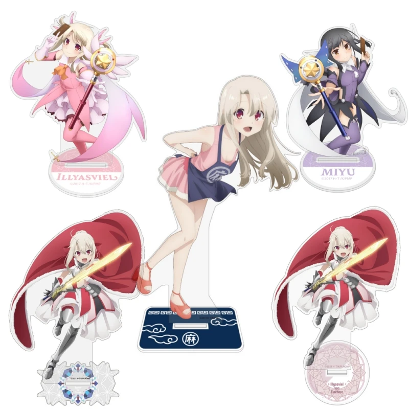 

Fate/kaleid Liner Magic Girl Ilya Acrylic Stand Girl Magical Ruby Figurines Double-sided HD Toys Dolls Ornaments Collections