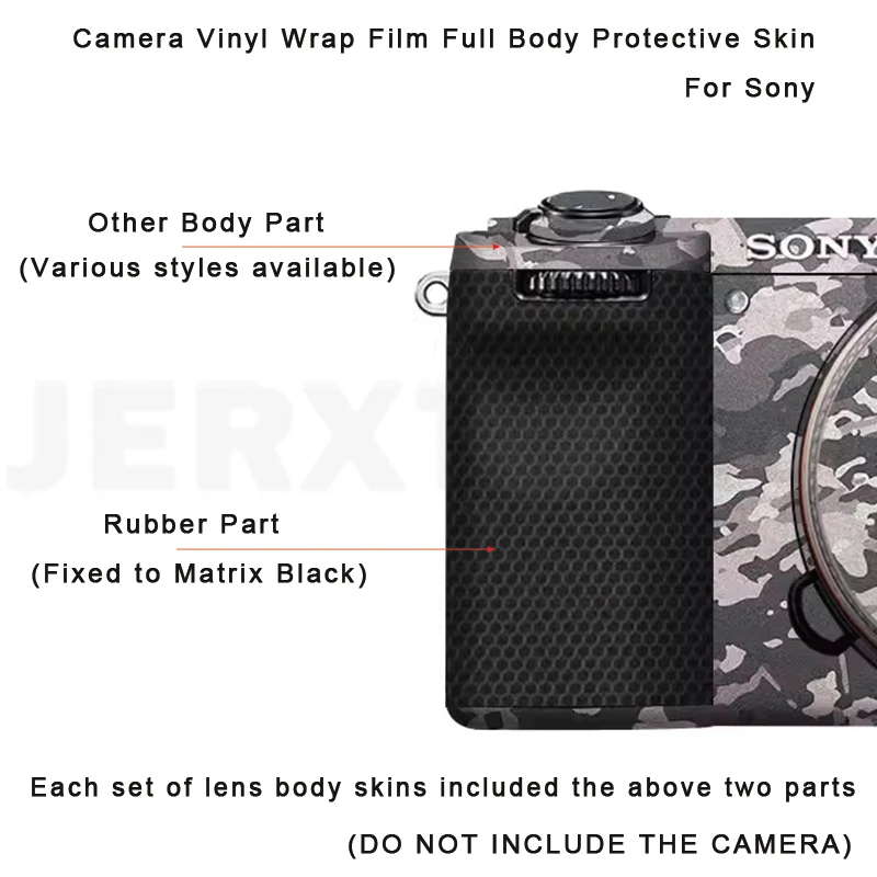 A6700 Camera Sticker Decal Camera 3M Vinyl Skin Premium Wraps Cases Protective Guard Film Court Wraps Cover for Sony Alpha 6700