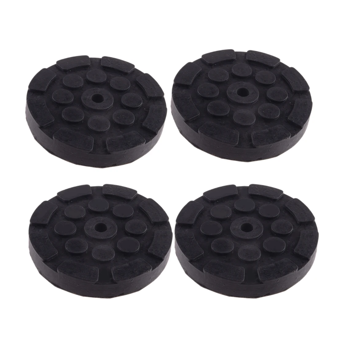 209134 4Pcs Black Rubber 12cm Lift Arm Pad Mat Fit for 2-Post Peak Jack Hoist Car Repair