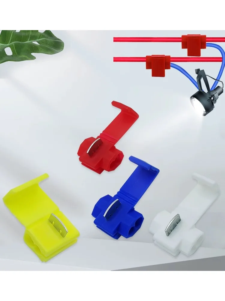 Connecteurs de câbles métalliques Scotch Lock, 30 pièces, bornes d'épissure rapide électriques, sertissage Non destructif sans rupture de ligne AWG 22-18