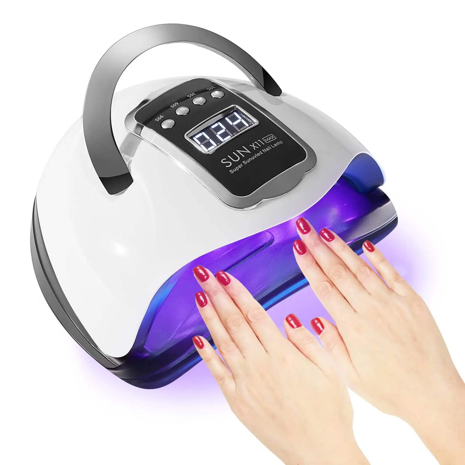 66LEDs Powerful UV LED Nail Lamp For Drying Nail Gel Polish Dryer With Motion Sensing Professional UV Lampe for Manicure Salon