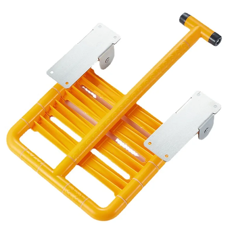 Bathroom folding stool, wall shower seat non-slip toilet elderly disabled toilet bath wall seat