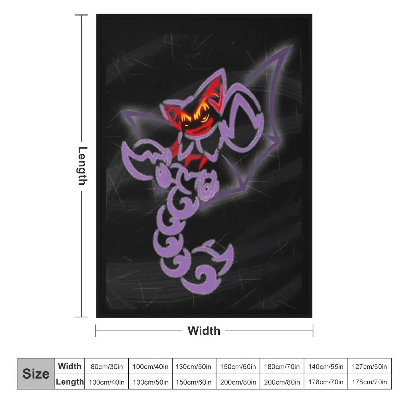 Gliscor Tribal Design Classic T-Shirt.png Throw Blanket couch cozy soft plush fuzzy picnic outdoor blanket