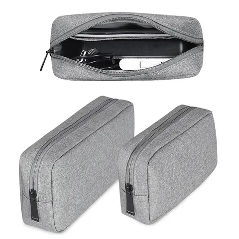 Bilashmart Travel Essentials Pouch Organizer for USB Cables Earphones Gadgets Storage Bag Digital Accessories Makeup Cover Devices