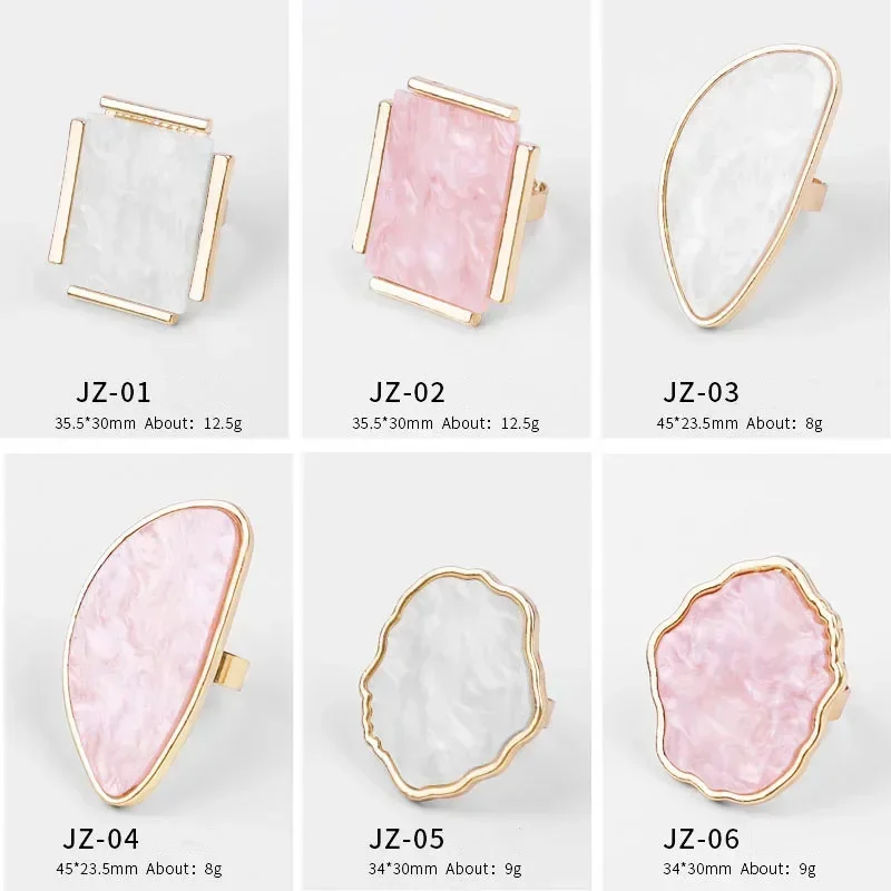 1Pc nouvelle résine pierre Nail Art Palette bague faux ongles conseils dessin couleur mélange affichage bricolage manucure vernis Gel outil