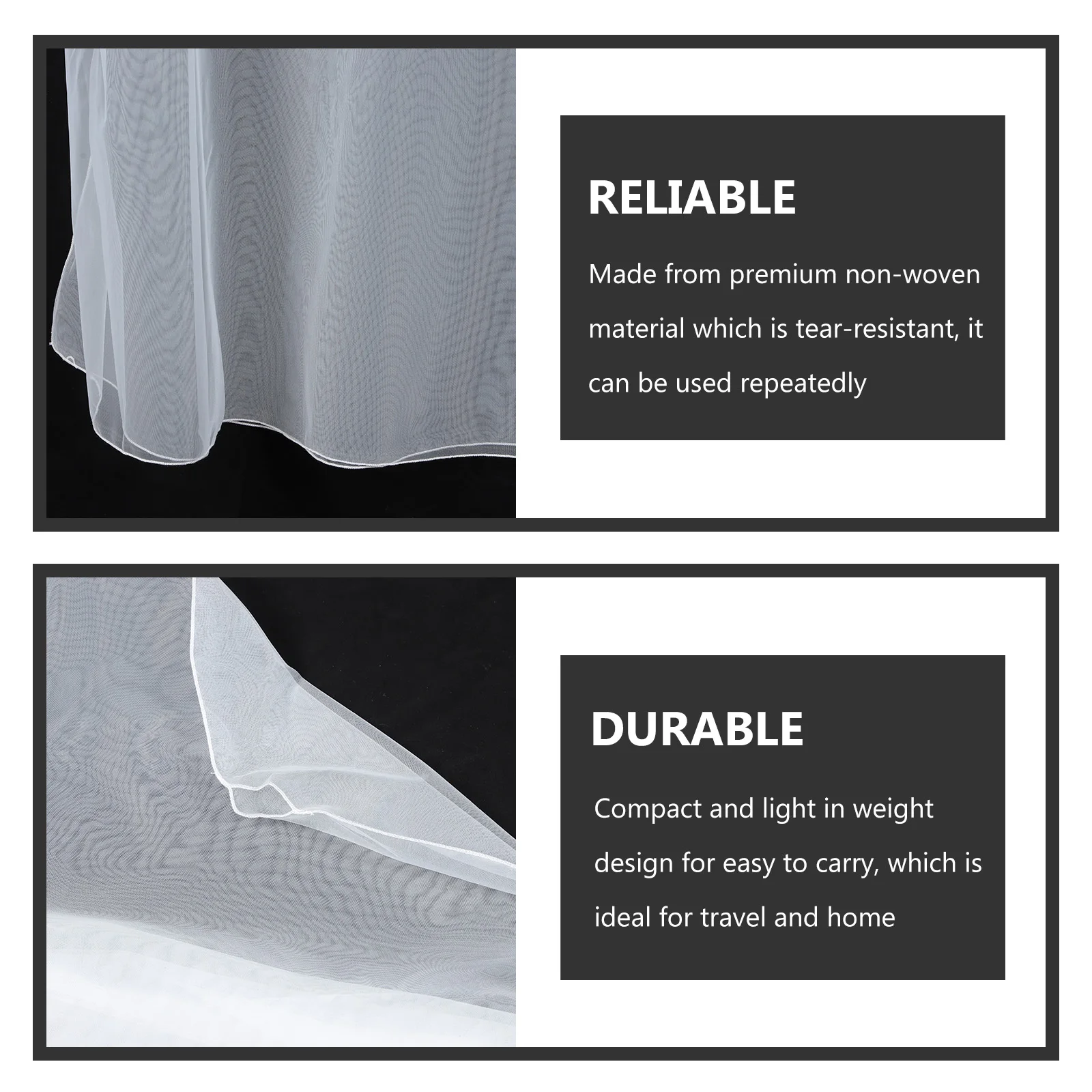 

Wedding Dress Cover Bridal Gown Garment Bag Long Dress Storage Protector Thickened Non-Woven Clothes Cover Travel Home Use