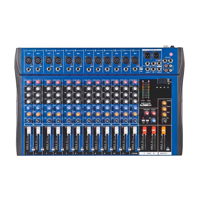 CT-120S 2013 Professional 12 channel audio mixer