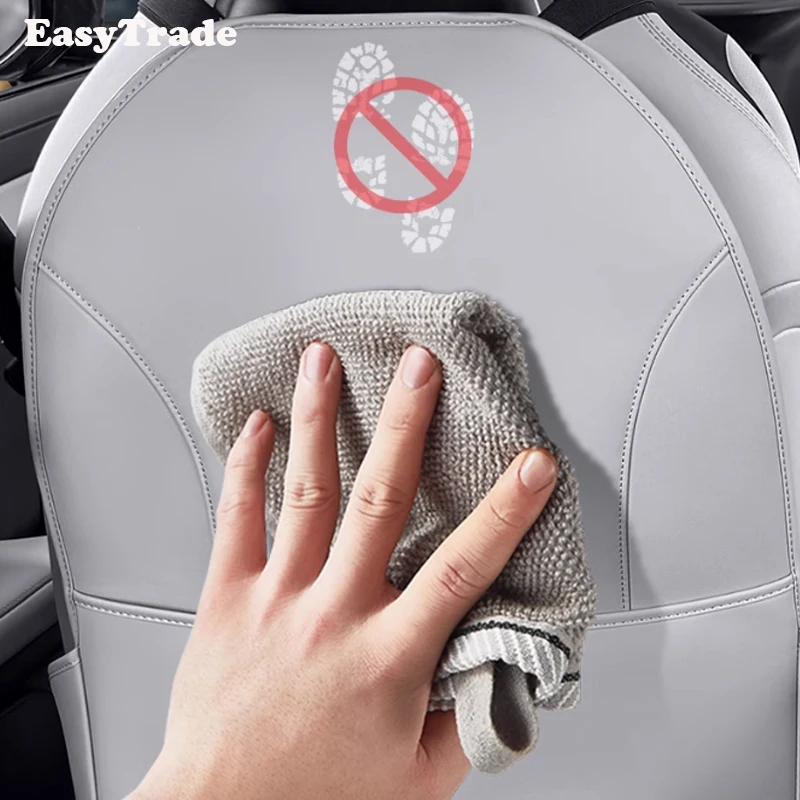 For BYD YUAN PRO 2024-2025 Interior Accessories Car Seat Anti-Kick Mats Seat Back Cover Anti Dirt Pads