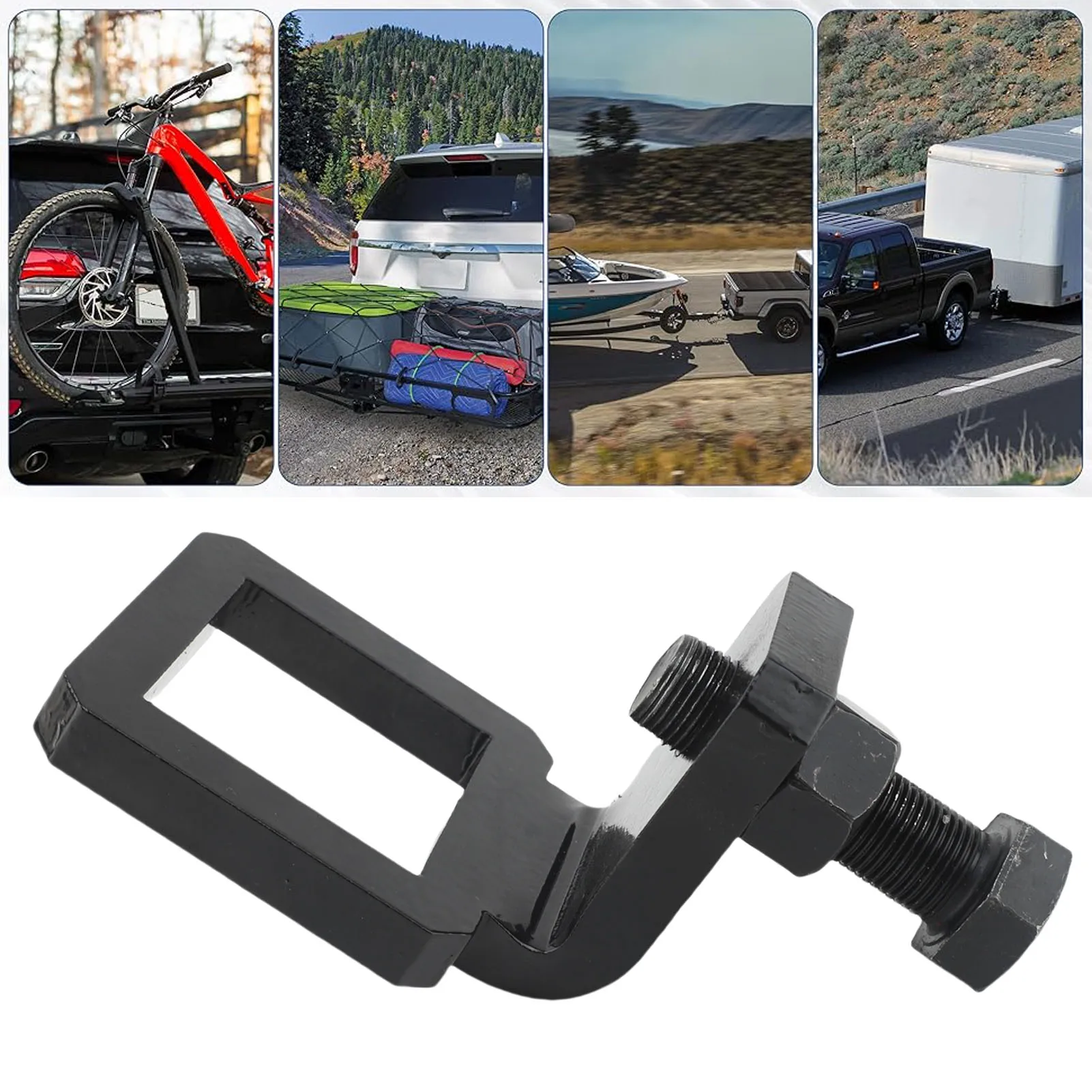 Anti Rattle Hitch Tightener 2 Inch 3/4in Thread Heavy Duty High Strength Synthetic Steel Powder Coating Trailer Hitch Stabilizer view 3