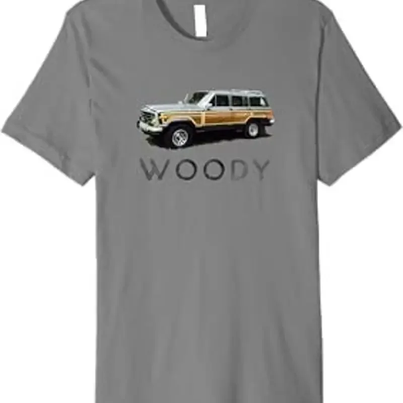 Old Retro Vintage Woodie Suv Woody Truck Surf Wagon Vehicle Premium T Shirt
