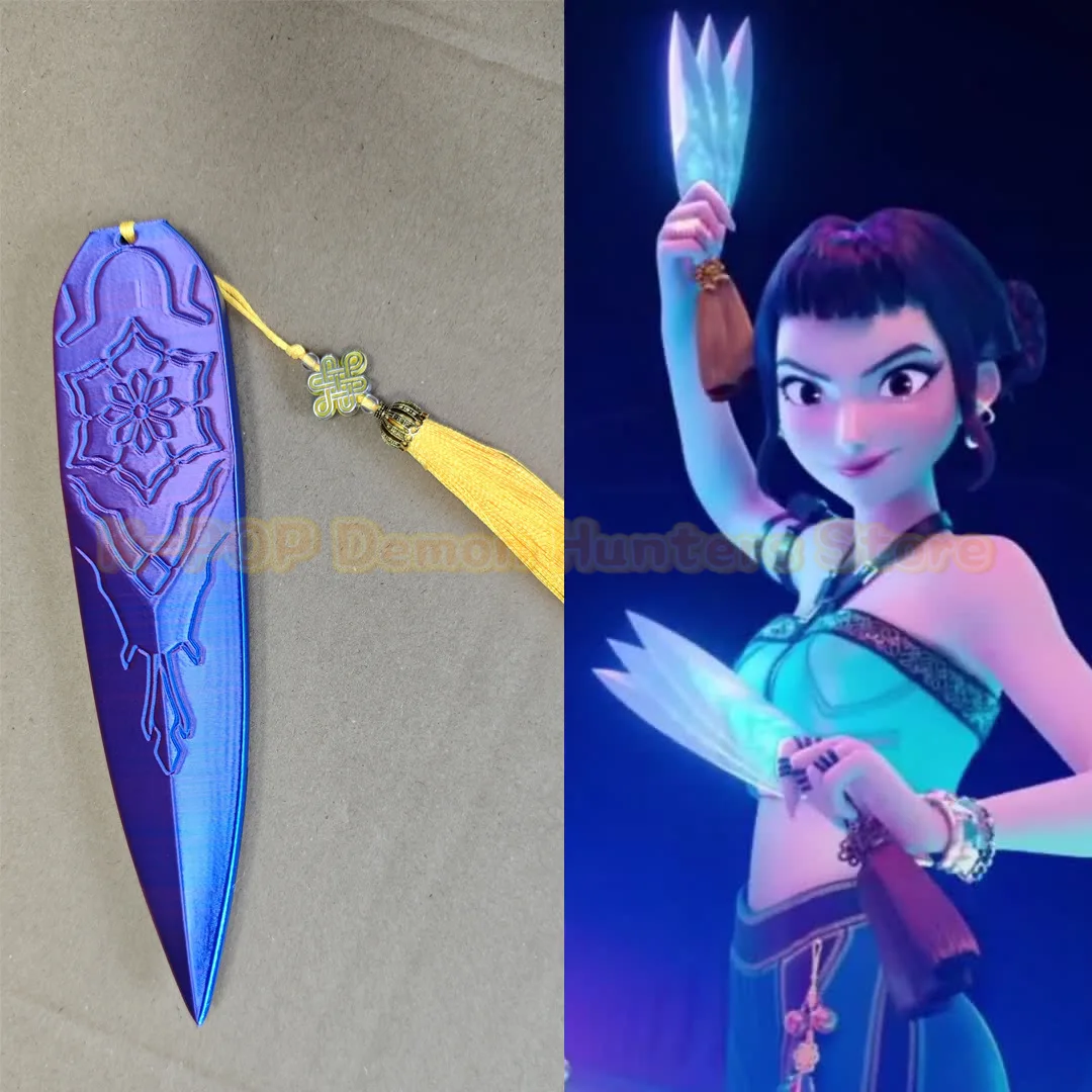 신제품 2025 애니메이션 코스프레 소품 조이 K팝 헌터 조이 무기 던지기 칼 악마 퇴치자 할로윈 파티 액세서리 소녀용