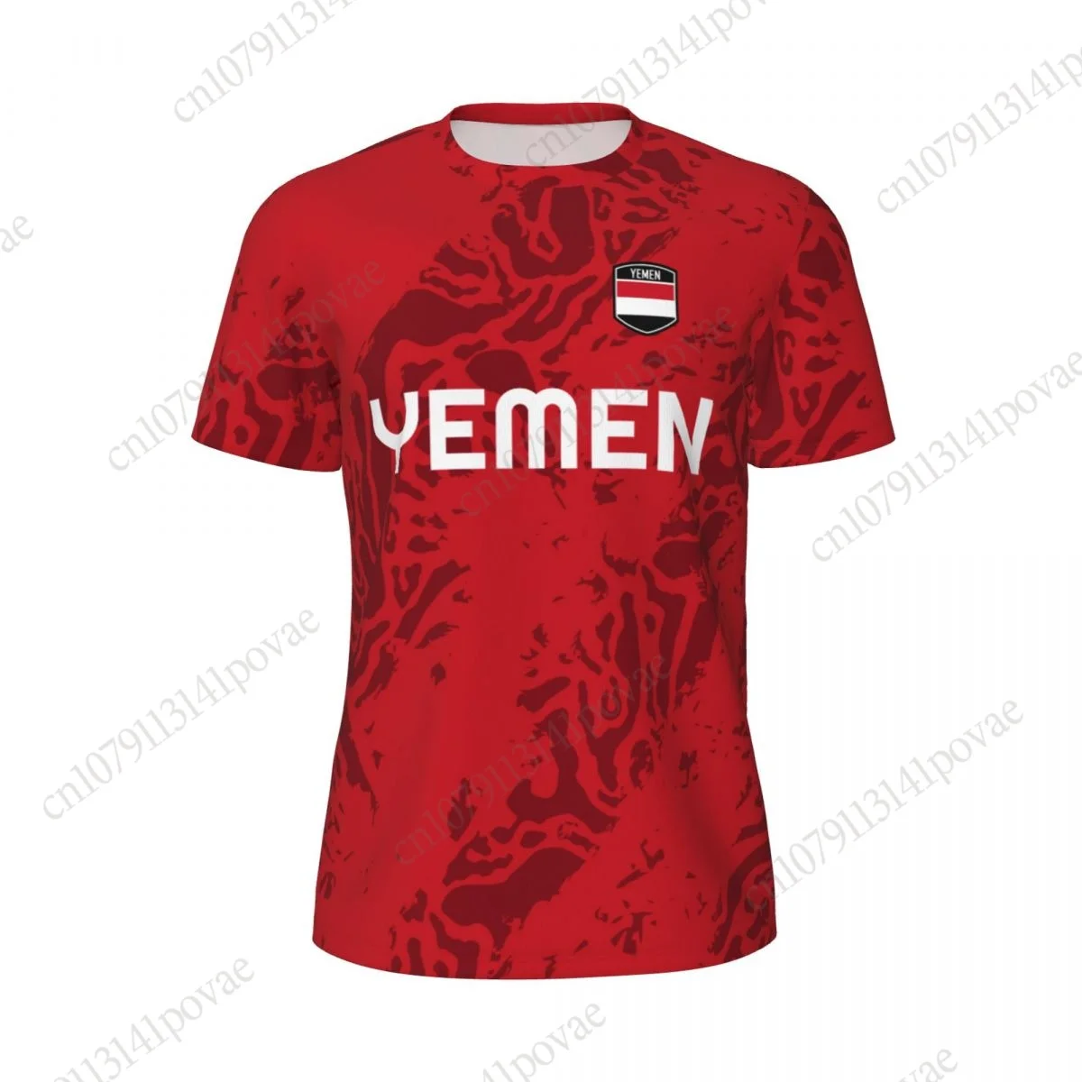 YEMEN Flag T-shirts Men Women Mesh Clothing Sports Breathable For Running Bike Tennis Fitness view 2