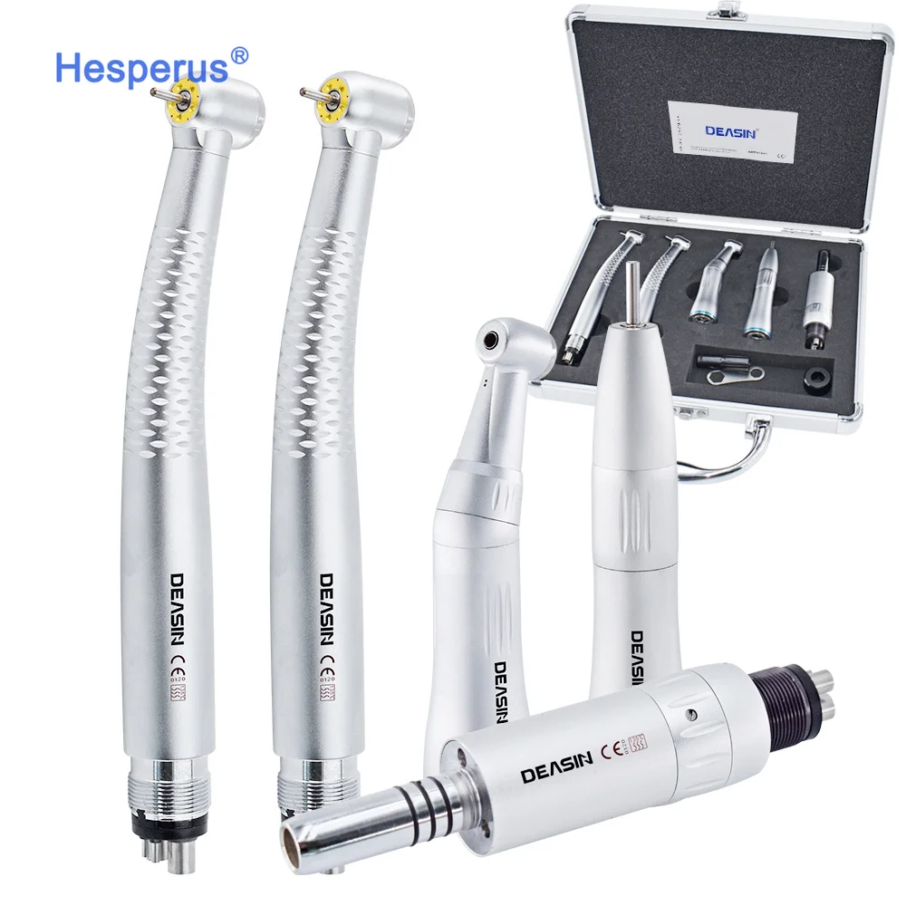 Surgery Handpiece Kits 2/4 Holes LED  High Speed Turbina Handpiece And Inner Water Channel Low Speed Sets