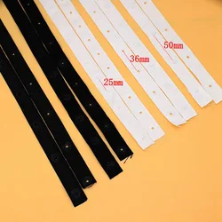 2/5yards /lot 18mm Black/White plastic Invisible snap button ribbon tape trim for baby Garment sewing accessories