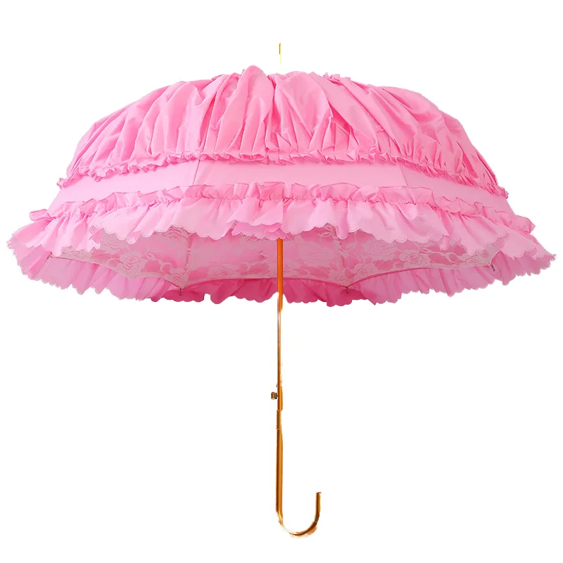 

Зонт-полусфера из нейлона 190T с 8 спицами, полуавтоматический, из ткани понджи, современный, люксовый, 100 см, с серебряным покрытием, романтический, купольной формы