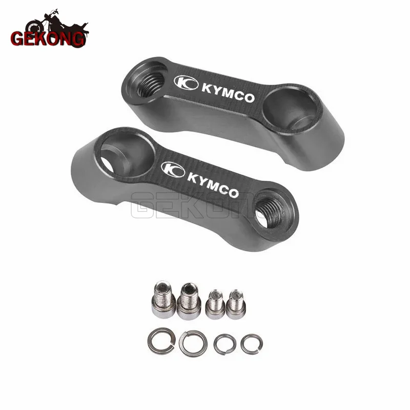 مرآة الرؤية الخلفية تمديد دراجة نارية الملحقات المرايا الناهض تمديد قوس ل KYMCO CV3 DTX360 XCITING DOWNTOWN X-TOWN AK550 #4