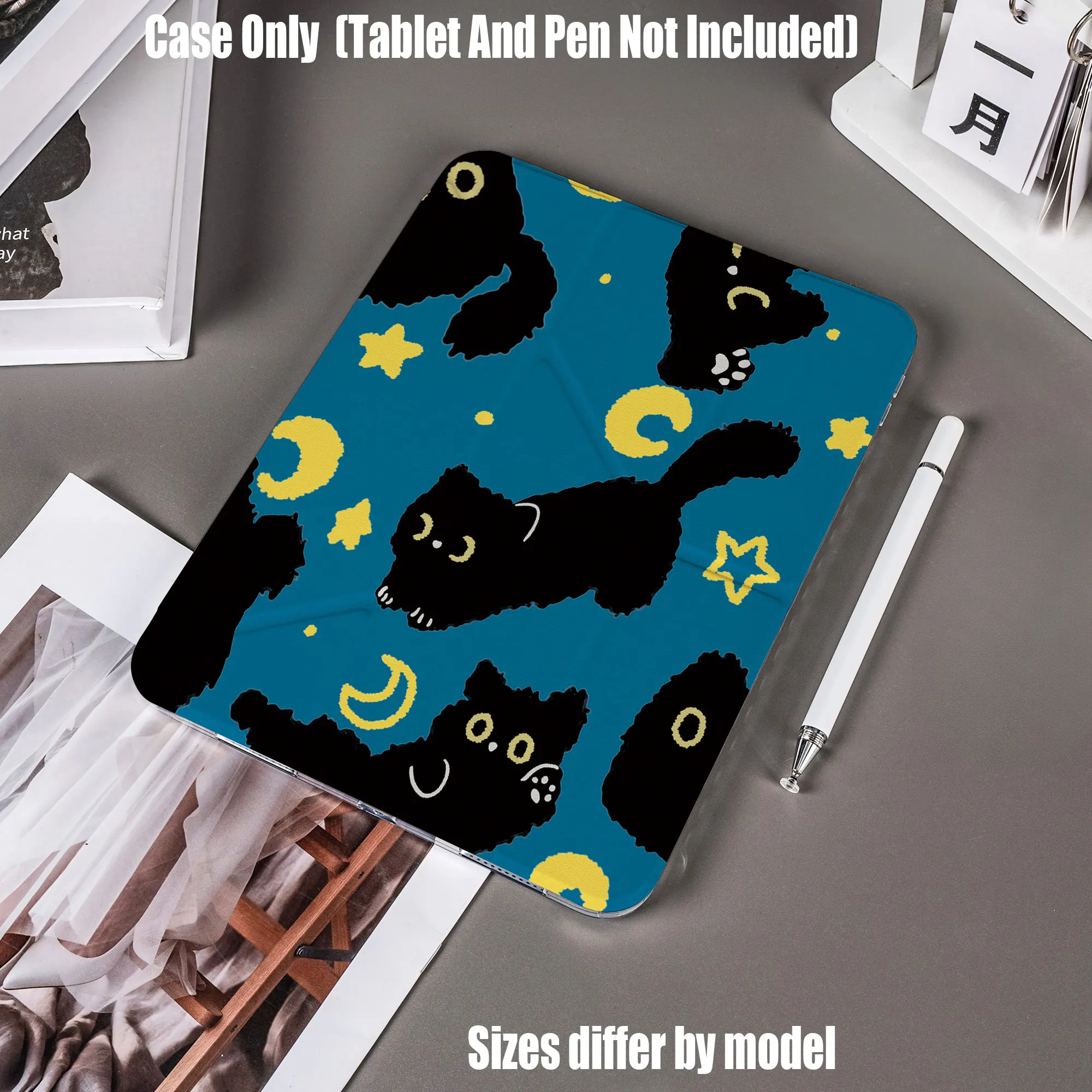 

Slim Fit Premium TPU Tablet Cover, Shockproof Durable Lightweight Protective Case for iPad Samsung Huawei Honor Redmi Xiaomi