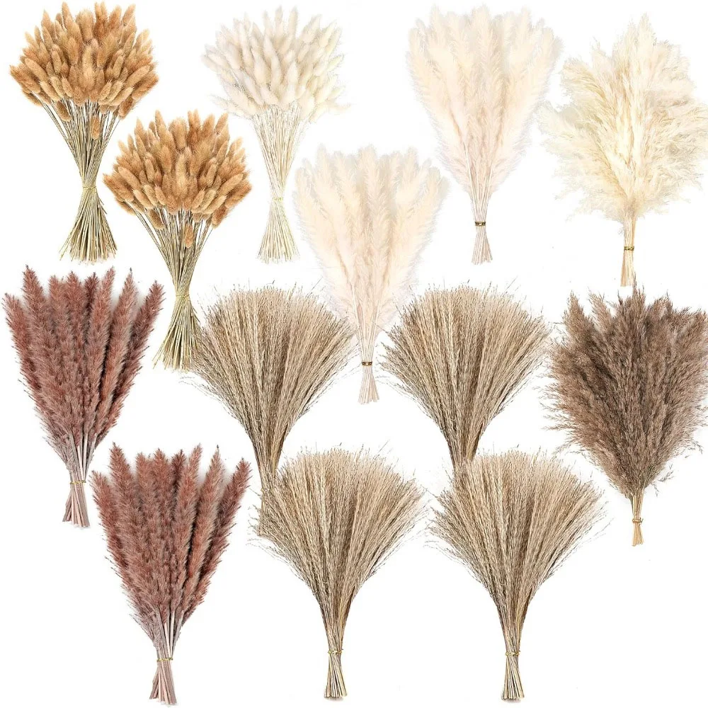 200 шт. сушеные пампасные травы декор