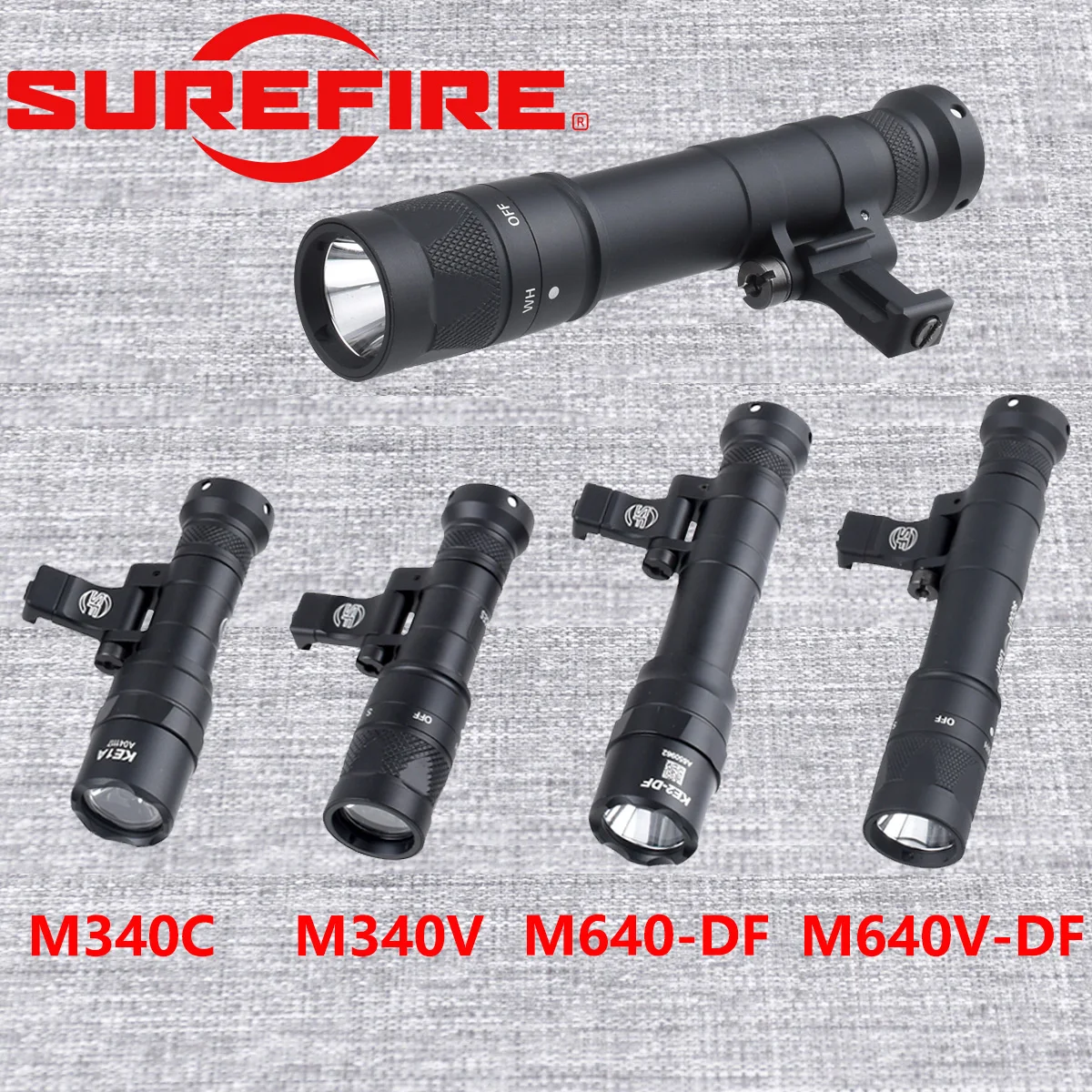 

Surefire M600DF M640DF M640V M340V M340C Tactical Flashlight M340 Scout Light Tailcap Remote Switch 20MM Picatinny MLOK