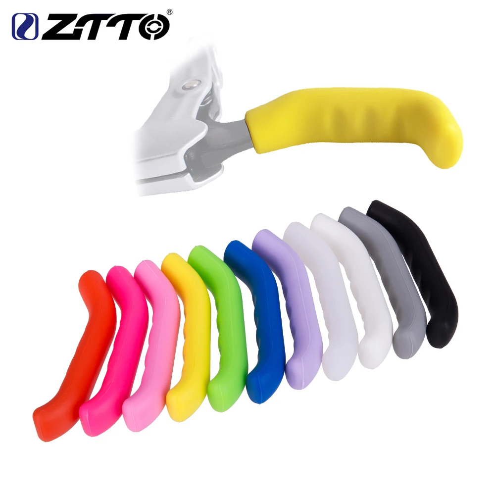 ZTTO Bicycle Brake Lever Cover Handle Protective Sheath Silicone Gel Finger Protector MTB Mountain Road Bike Protection Sleeve
