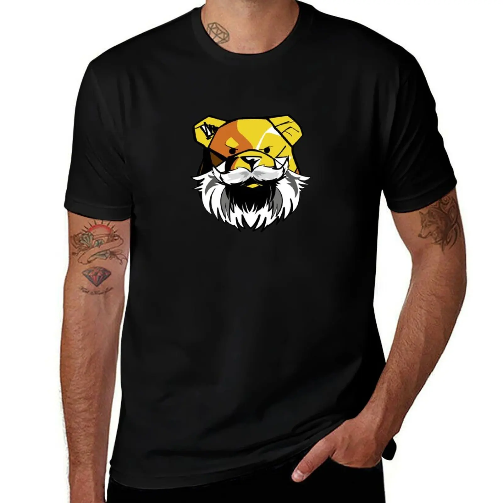 ROBUST BEAR DAD SOLO T-Shirt printed t shirts for man black cotton t-shirt plain for man package T-Shirt