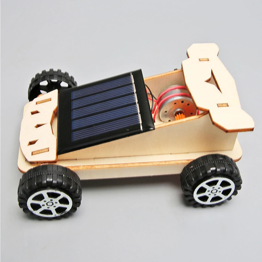 

Assemble Solar DIY Car Motor Robot Kit Inventions Motor Educational Electronic Kit Car Model Science Experiment for Kid
