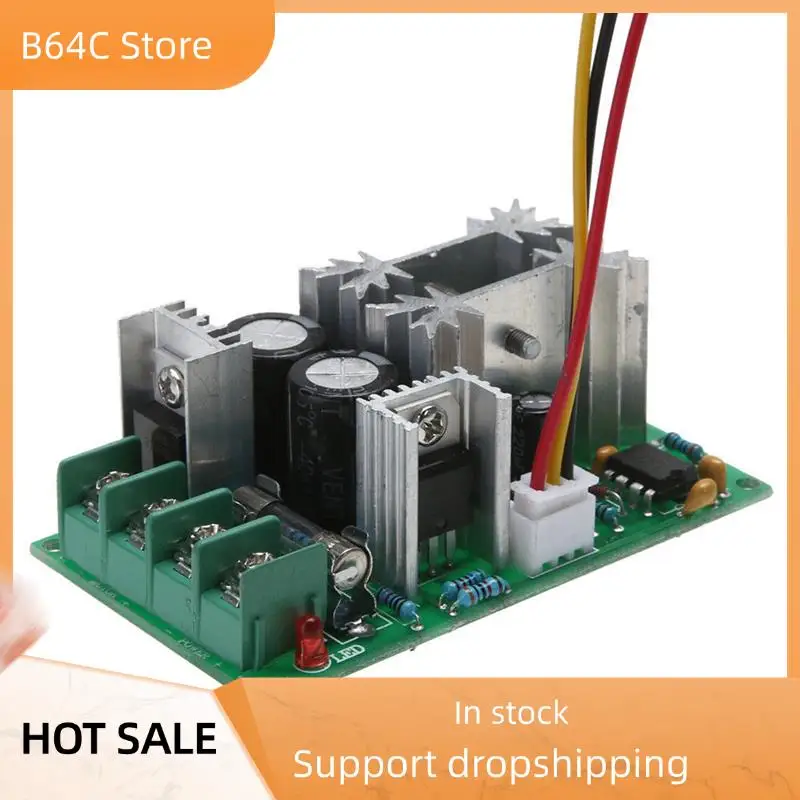 

B64C 4X 20A ШИМ-регулятор скорости двигателя постоянного тока 12 В 24 В 36 В 48 В с переключателем потенциометра
