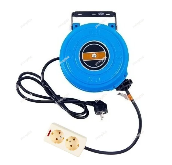Portable Auto Retractable Cable Reel Mini Self Rewinding Wire Cord Storage Winder