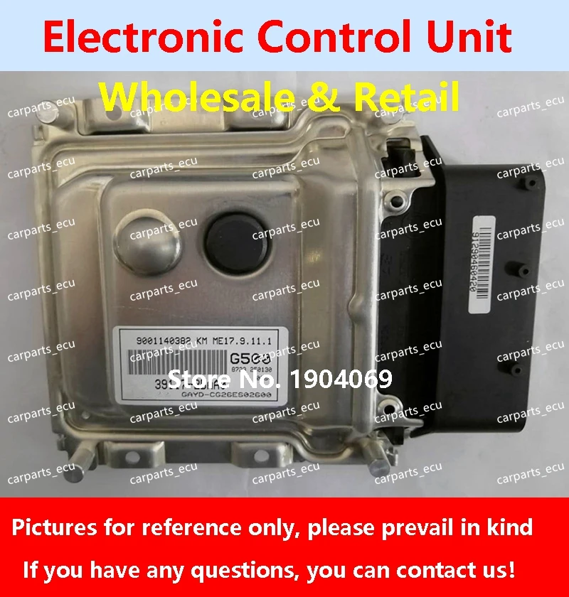 

39117-2BAA0 G500 For Hyundai kia rio cerato car Engine computer board ME17.9.11.1 39117-2BBA7 Y2A8 ECU 39110-2BFB5 C46