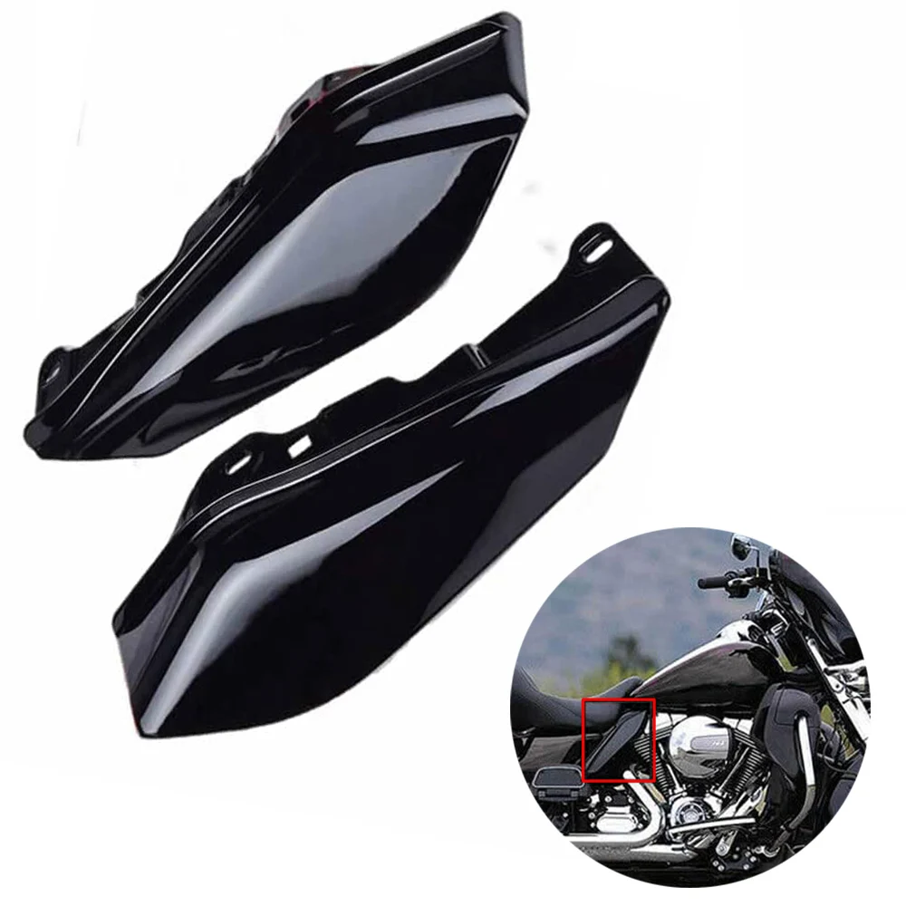 Motorcycle Mid-Frame Air Deflector Trim Heat Shield For Harley Electra Glide 2009-2016