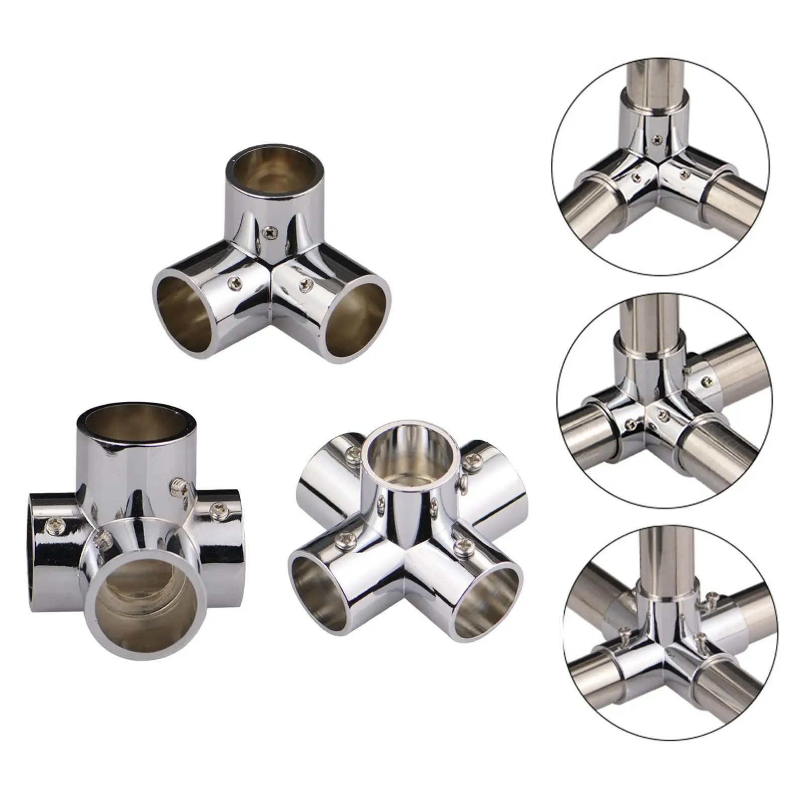 

Соединитель для круглых трубок DIY, оборудование для 1-дюймовой трубки диаметром 25 мм для рельсов для домашней одежды