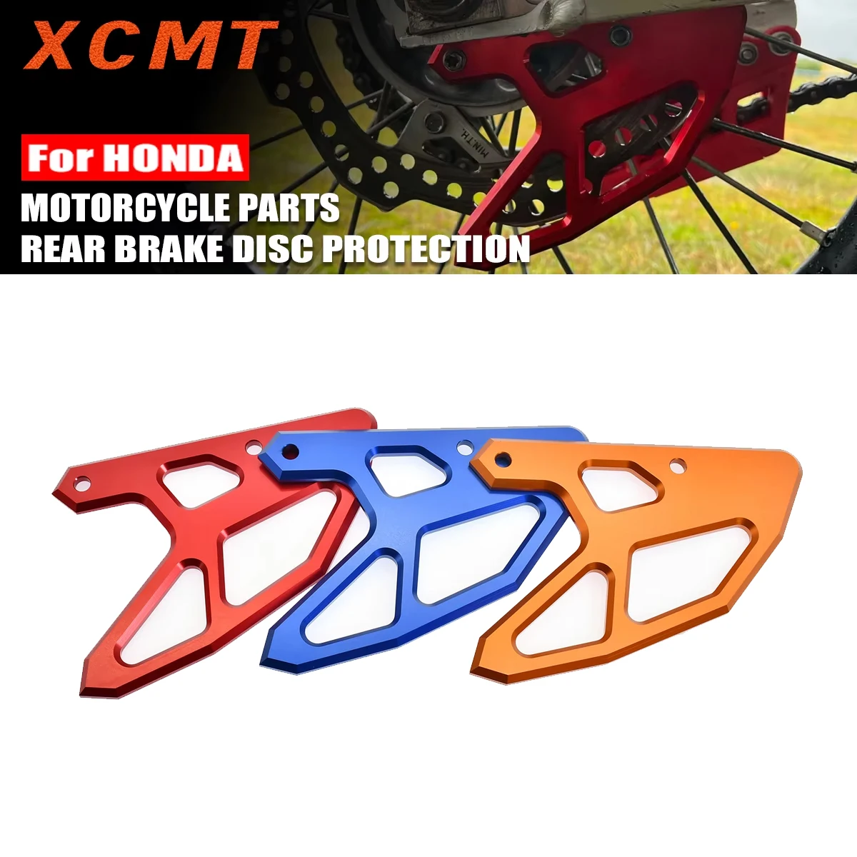 Motorcycle Rear Brake Disc Collision Protection Cover For Honda CR 125R 250R CRF 250 450 R X L RX 2002 2003 2004 2005 2006-2020