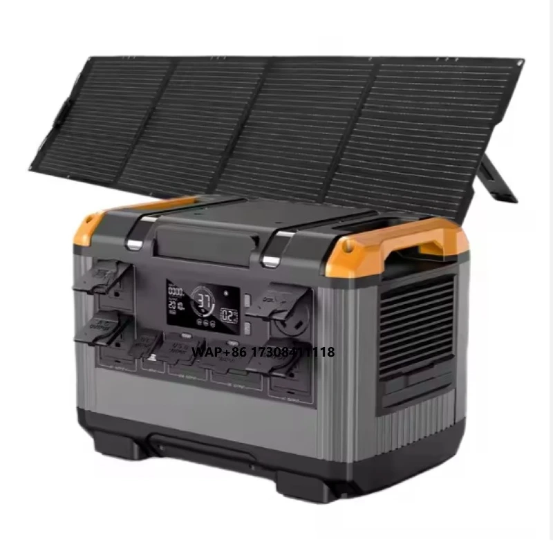 

2000w 2400w 3000w Lithium Energy Storage Outdoor Power Bank Station Back up Portable Solar Generator