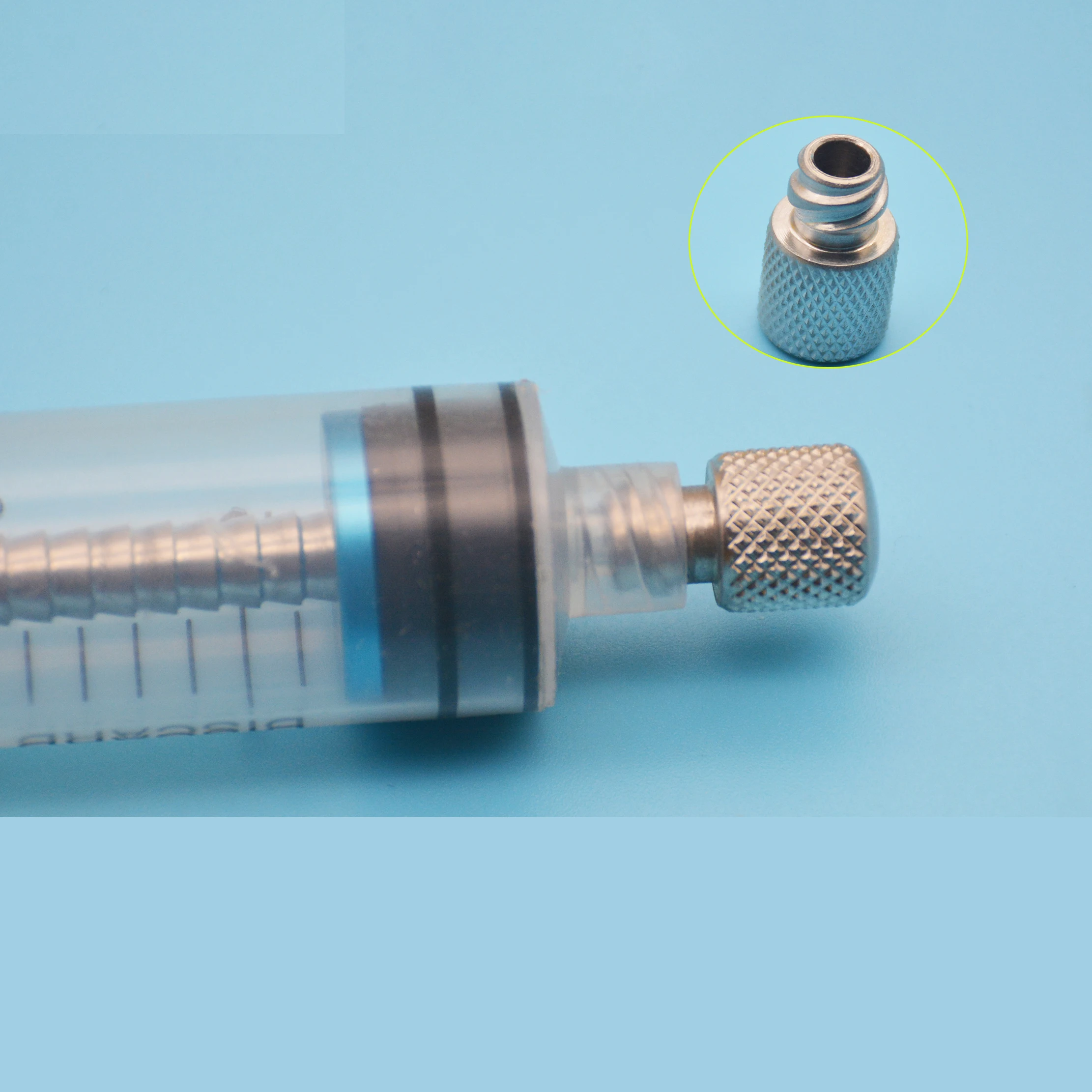 1pcs resolver Stainless Steel Female Luer Lock Cap Luer Lock Syringe Cap - Liposuction Cannulas  Accessories Conversion Plugs