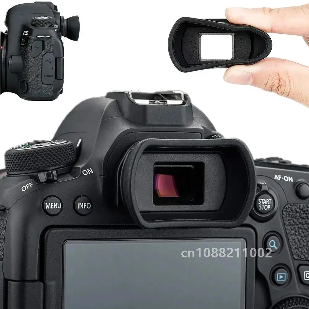 Soft Long Viewfinder Eyecup Eyepiece for Canon EOS 90D 80D 70D 60D 77D 6D Mark II 5D Mark II 50D 40D 30D for Canon EB EF Eye cup