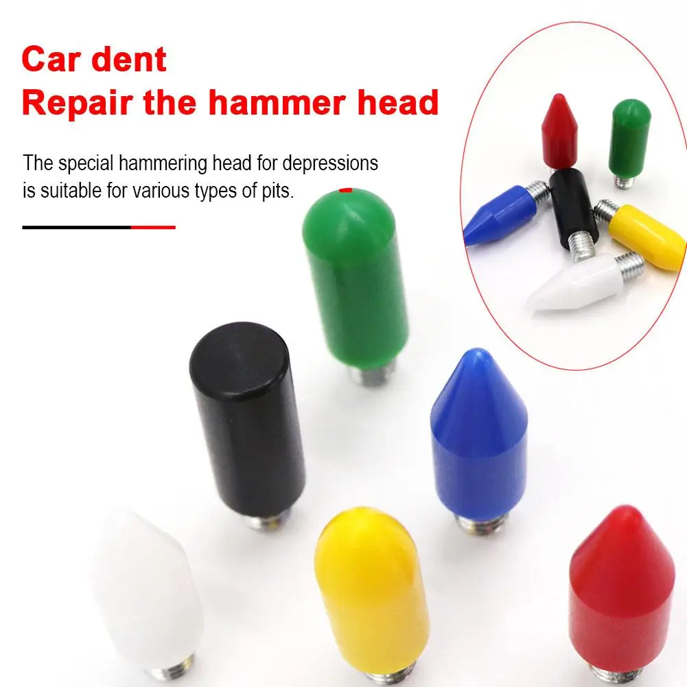 1 se 車の凹み修理ヘッド レザーハット ハンマー フック デント ピット 交換ツール 交換ヘッド ヘッド修理トップ R0B6
