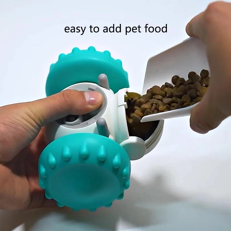 Dog Food Toys Pet Puzzle Interactive Tumbler Balance Car Funny Toy Food Slow Dispenser Eater Pet Dog Cat Training Goods for Pets