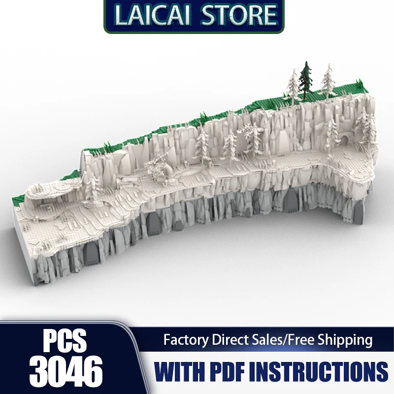

Модульная городская модель здания Moc Building Cliff Expansion Model Technology Gift Construstion DIY Сборка Праздничные наборы Игрушки
