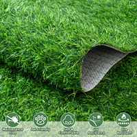 Artificial Lawn Simulation Moss Grassland Turf Fake Green Grass Mat Carpet Indoor Outdoor DIY Micro Landscape Home Floor Decor