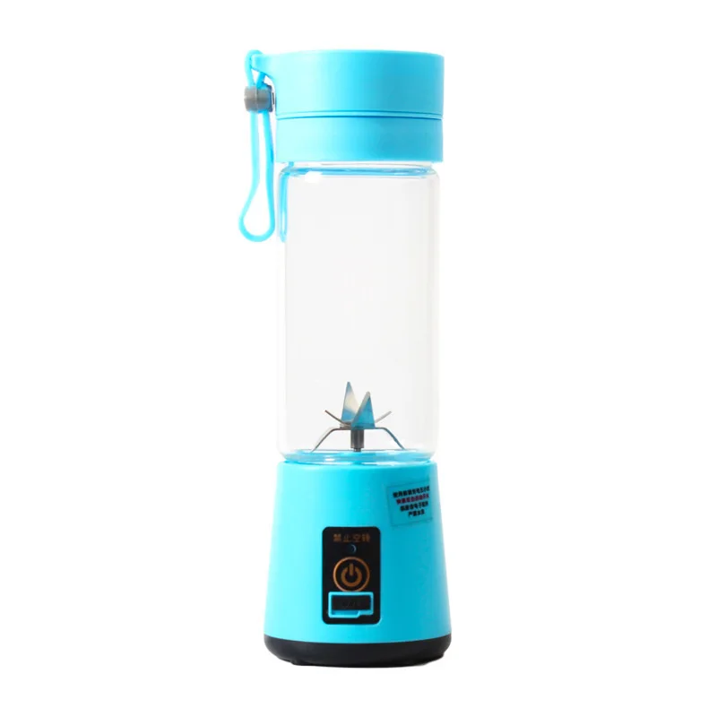 NEW Mini Portable Blender Take Juice Cup 6 Blades Rechargeable Electric Juicer Fruit Juice Blender Smoothie Maker Blender Cup