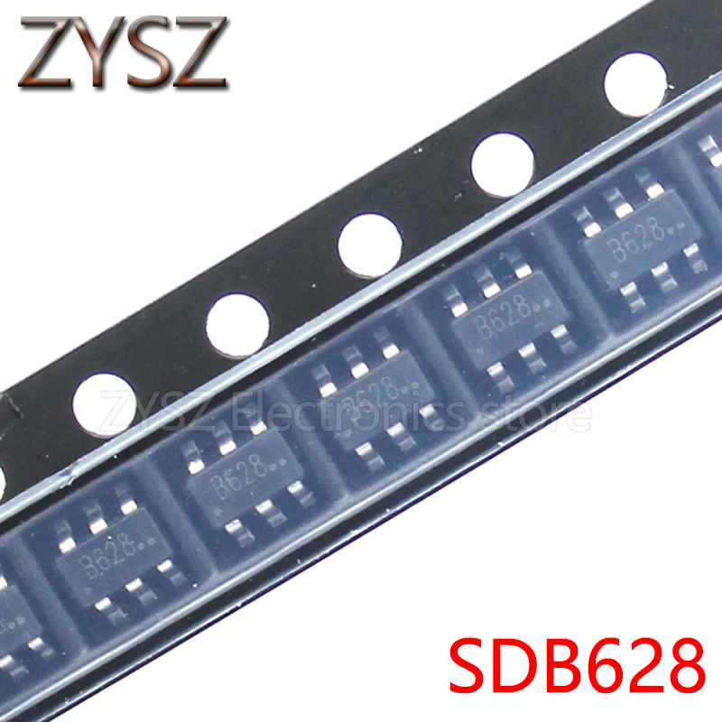 10PCS SDB628 SOT23-6 B628 1.2 MHz 2 a 28 v step-up IC brand new original