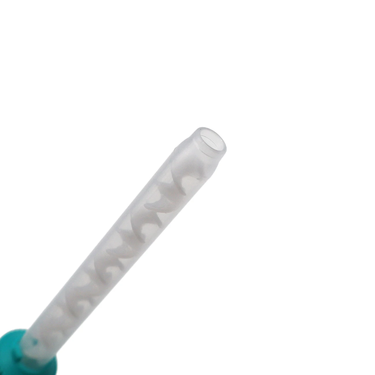 TJDent  50Pcs 1:1 Disposable Impression Mixing Tips Dental Materials Mixer Dentistry Silicone Rubber Gun Conveying Mixing Tube