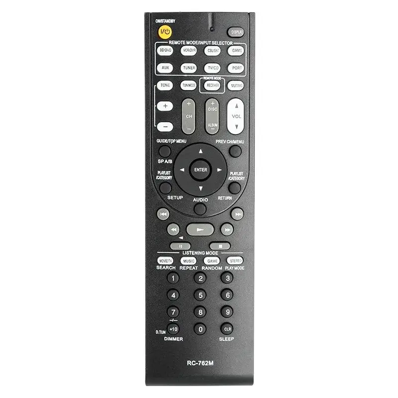 

RC-762M For ONKYO Remote Control Replacement, For ONKYO AV Receiver HT-R280 HT-R290 HT-R358 HT-R380 HT-R390 HT-R538 HTP-380