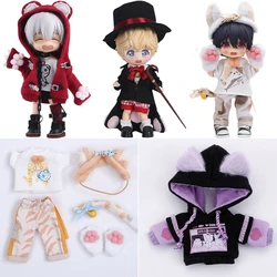 Ob11 Doll Cat Suit Clothes Cat Ear Hooded Sweatshirt Doll Cat Magician Clothes For Obitsu11, Molly, Ymy, Ufdoll, Gsc, Penny
